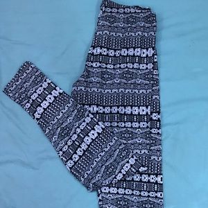 Black and white tights